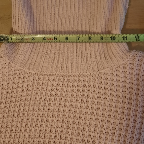 Fashion Nova Soft Pink Turtleneck Sweater - Picture 7 of 10